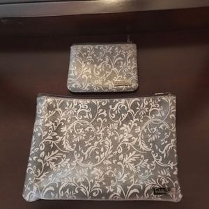 Carlos Falchi Set of Two Zipper Pouches